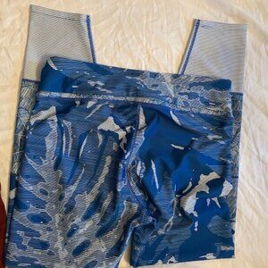 Joylab size large active wear blue pants womens leggings work out athletic